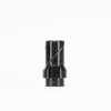 The New 3-Lug Muzzle Device 9mm. Compatible With All 3-Lug Mounting Systems, The 3-Lug Mount Is Easy To Install, And Utilizes Helical grooves To Almost Completely Prevent Carbon Lock.